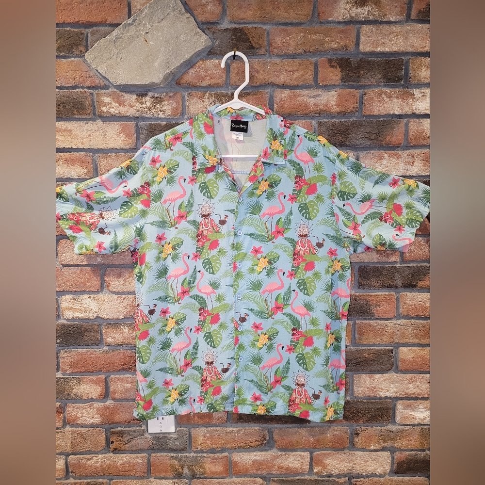 Rick and Morty button up - Picture 1 of 9